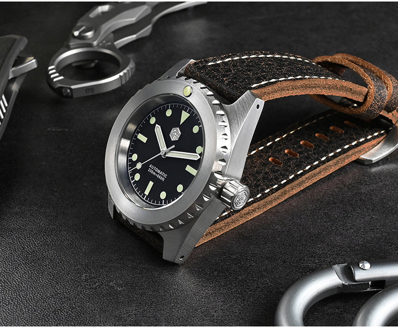 Men's Stainless Steel Diving Automatic Watch