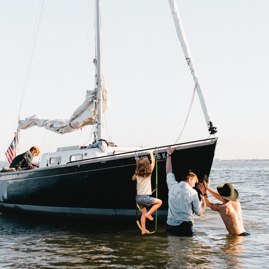 Inflatable Boarding Ladder For Rubber Boat