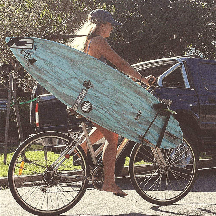 Black Lightweight Surfboard With Paddle Board