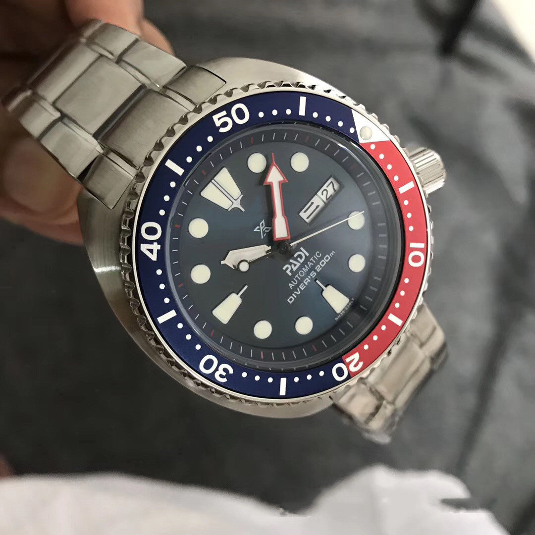 Men's luminous diving watch