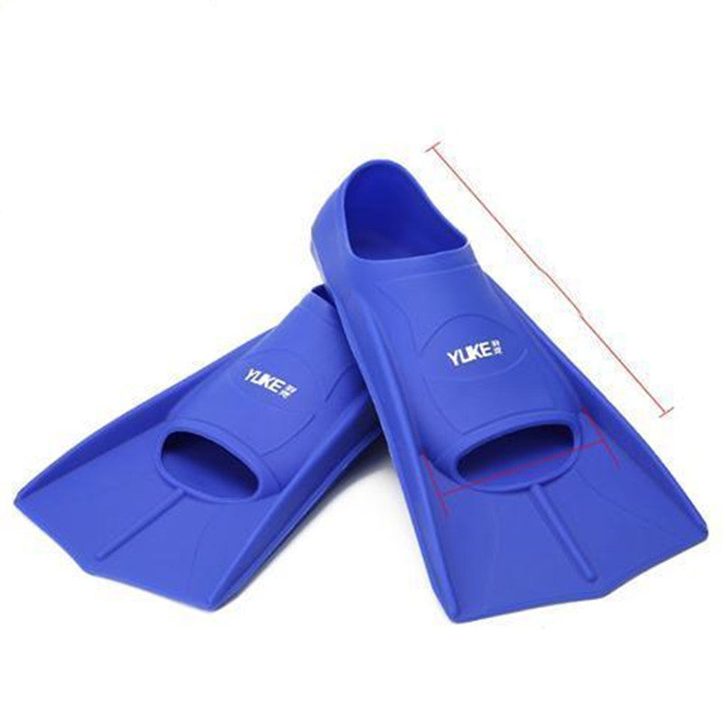 Swimming silicone short fins