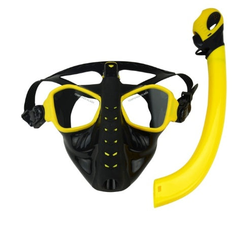 Snorkeling full cover silicone diving mask