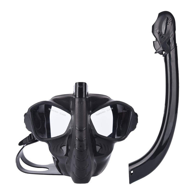 Snorkeling full cover silicone diving mask