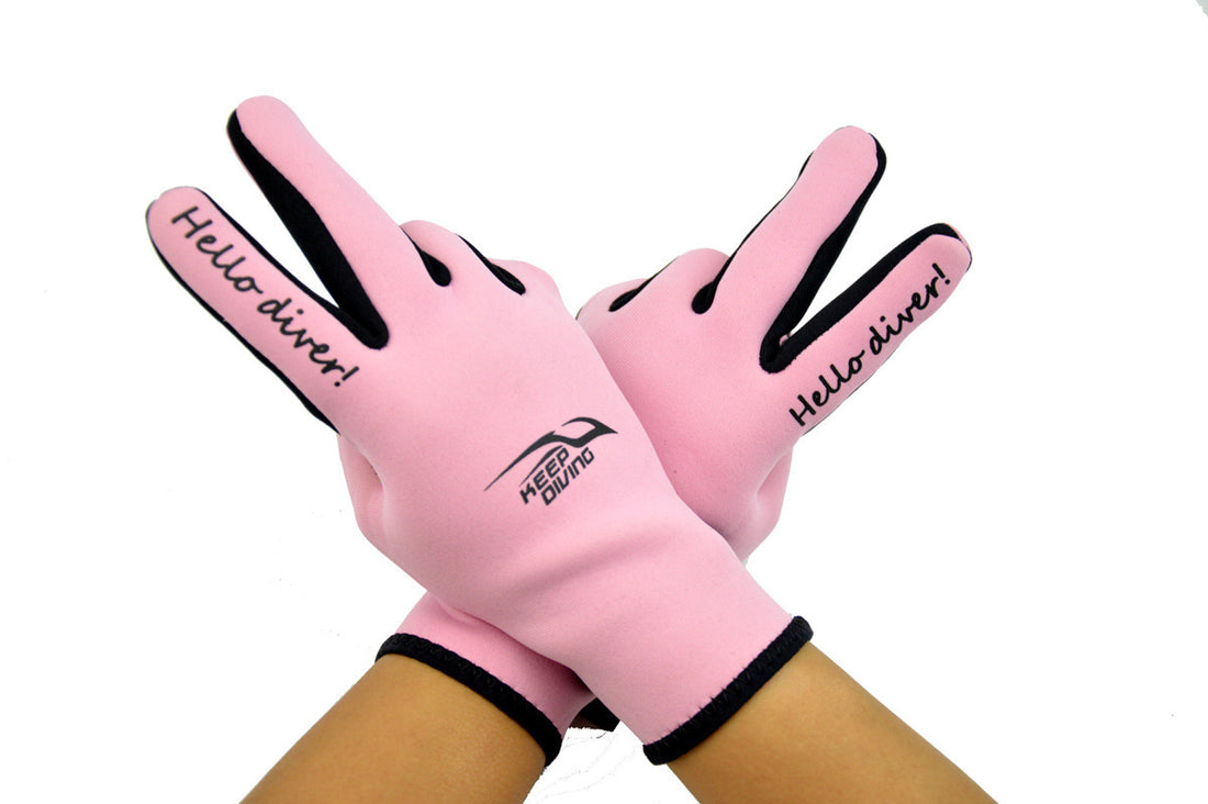 Snorkeling Diving Gloves Printing Non-slip