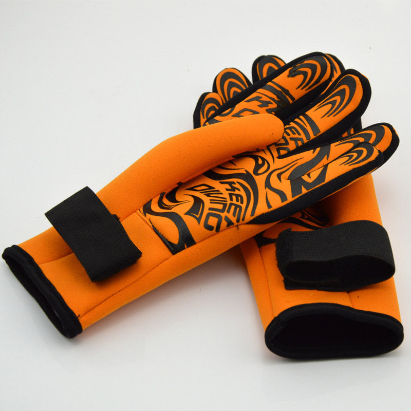 Snorkeling Diving Gloves Printing Non-slip