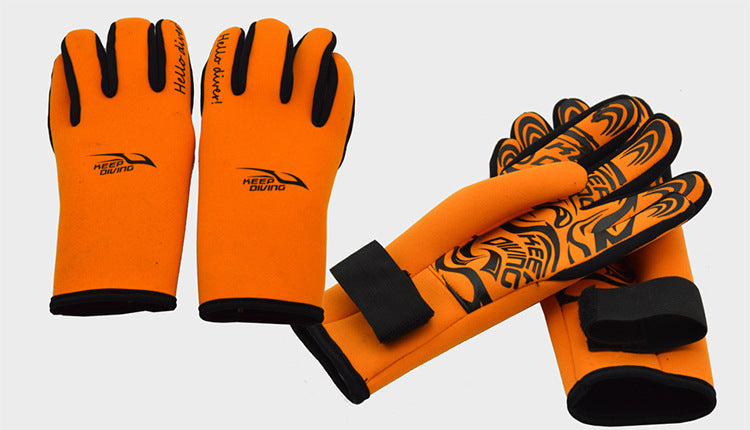 Snorkeling Diving Gloves Printing Non-slip