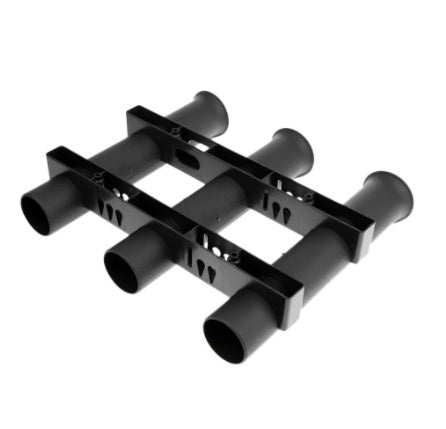 Three-Barrel Plastic Boat Fishing Rod Holder