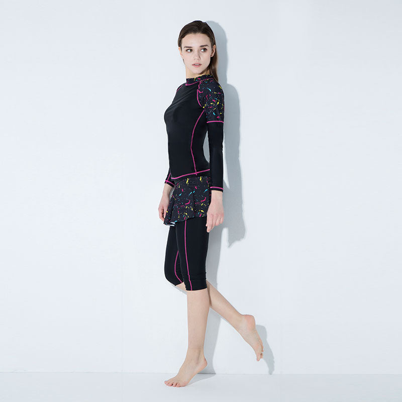 Women's wetsuit with long sleeves