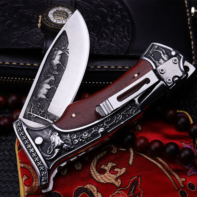 Outdoor Folding Field Survival Knife