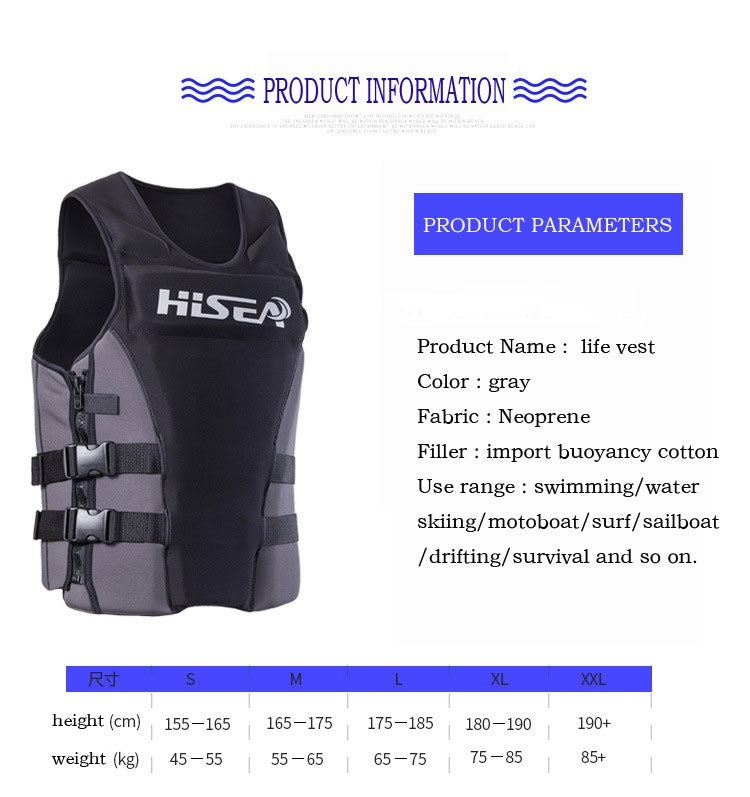 Sea portable buoyancy vest