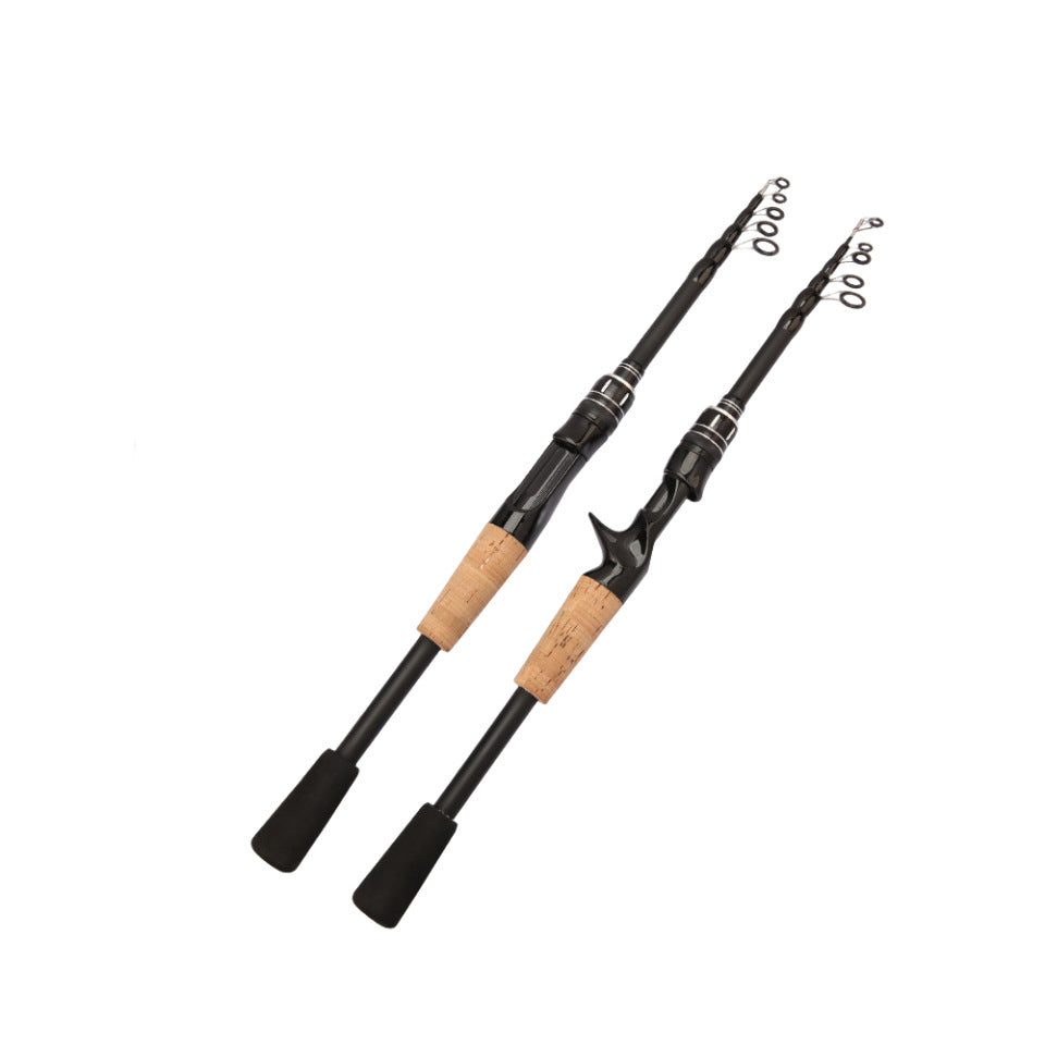 Telescopic Lure Vibration Fishing Rod