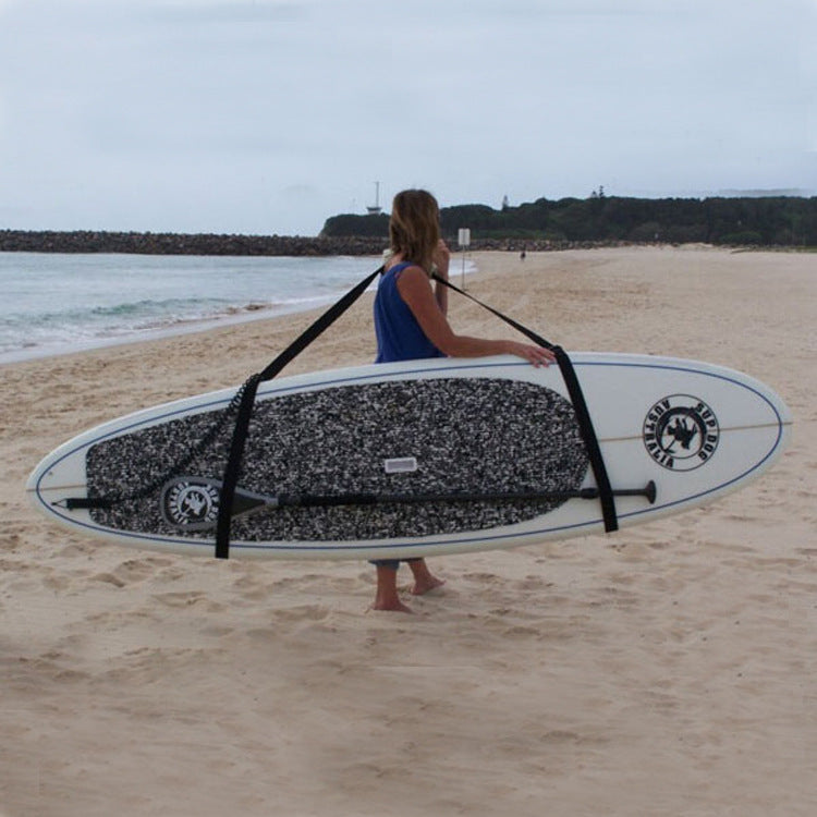 Black Lightweight Surfboard With Paddle Board