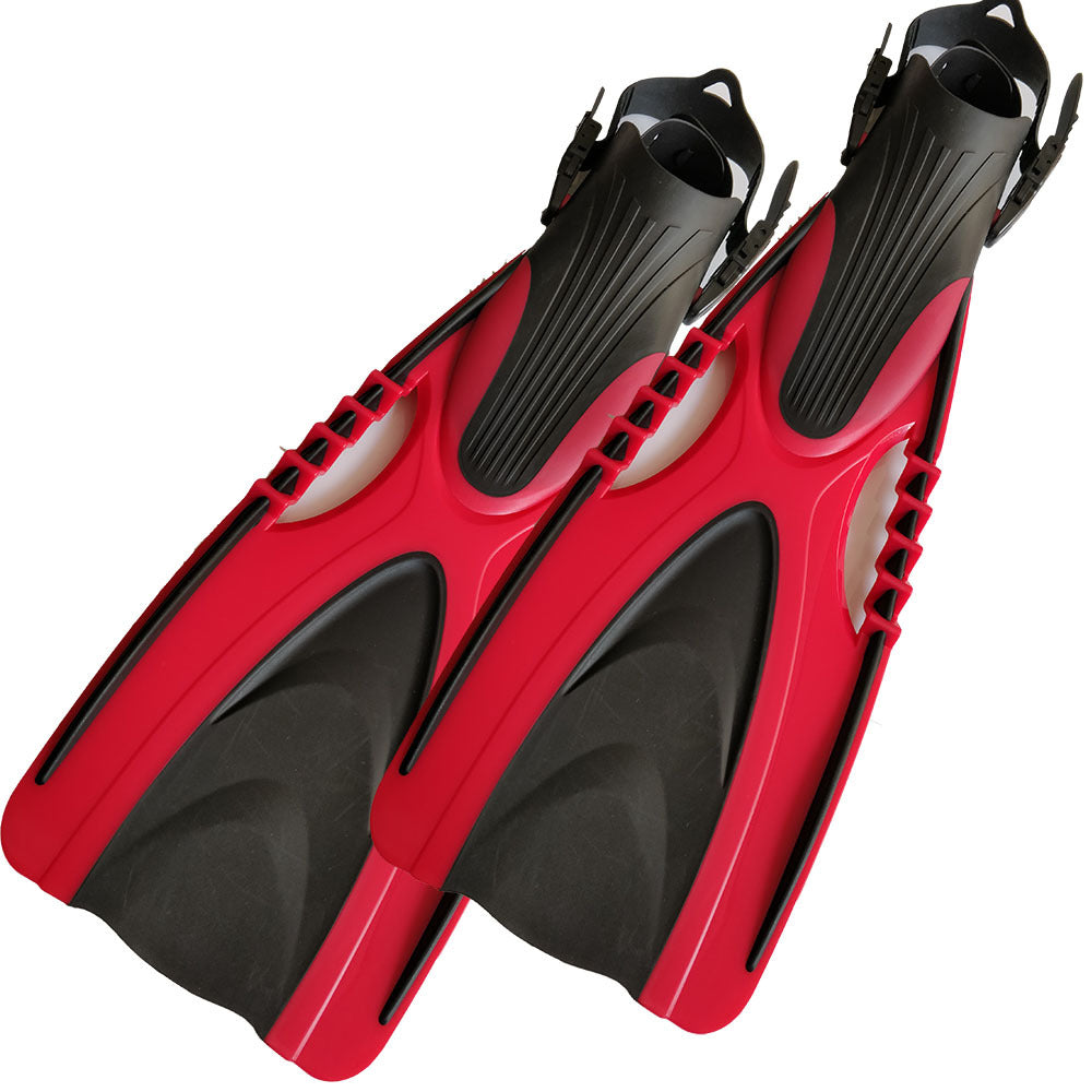 Adjustable long fins