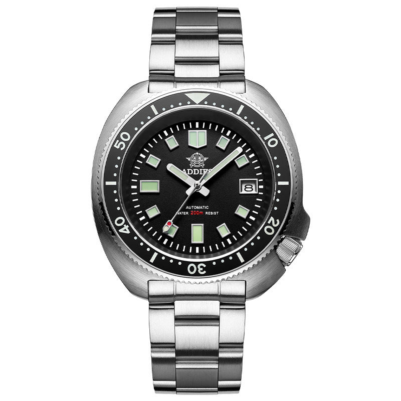 Diving Men's Luminous Sapphire Steel Mechanical Watch