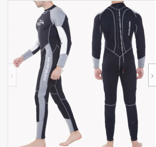 Long-sleeved One-piece Winter Swimsuit