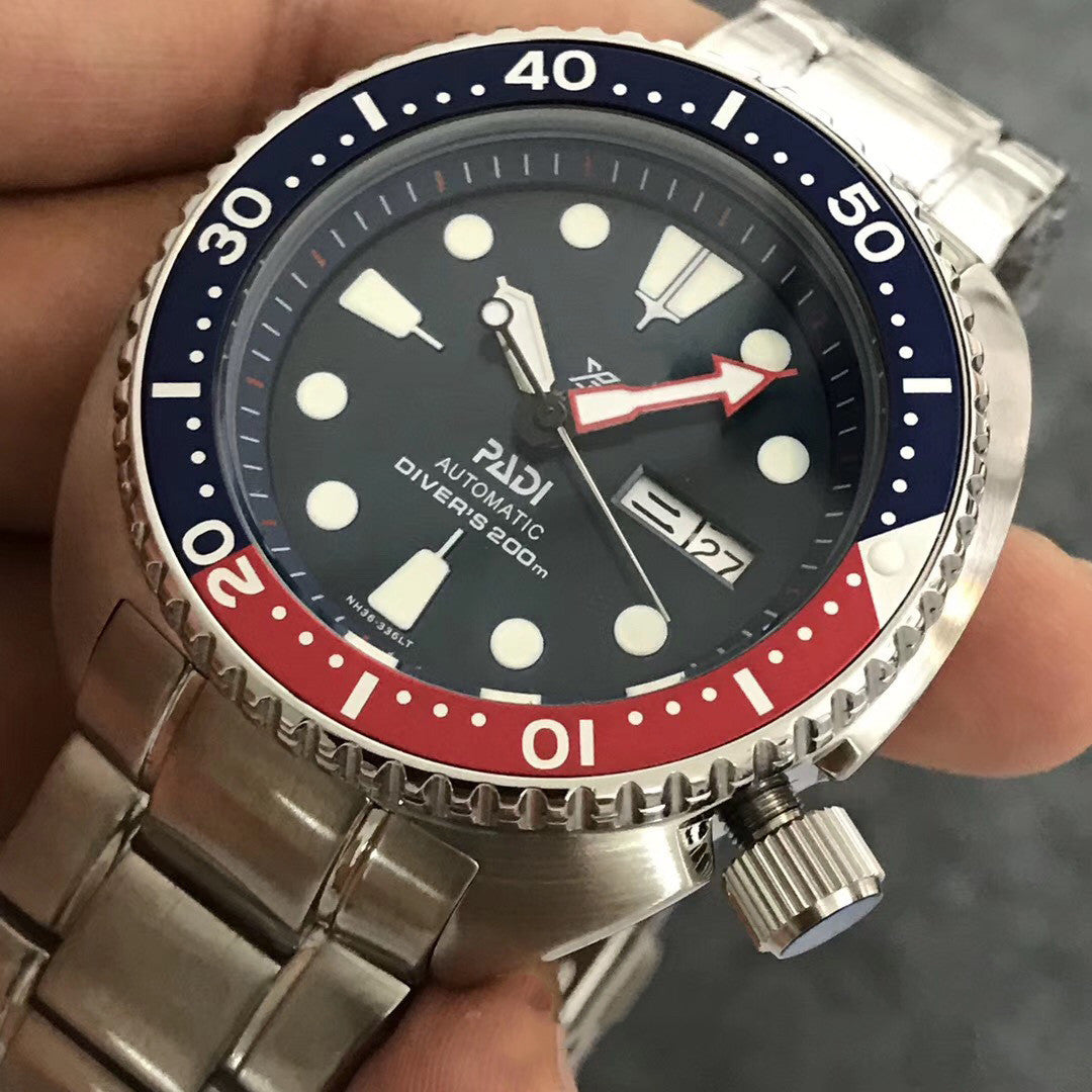 Men's luminous diving watch