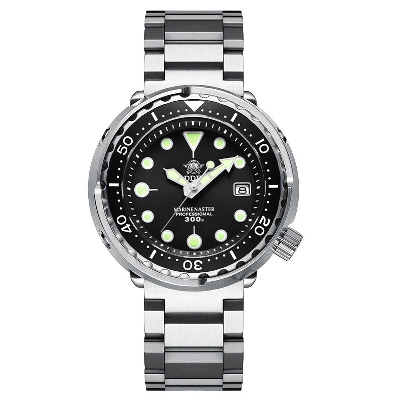 Fully automatic mechanical diving watch