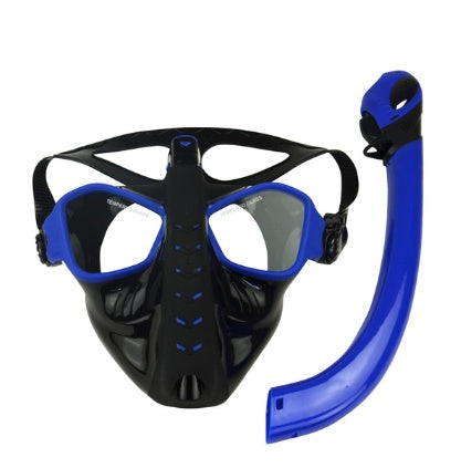 Snorkeling full cover silicone diving mask