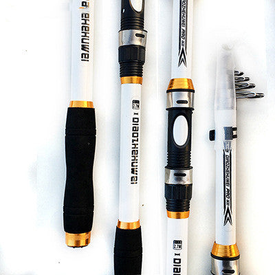 White Spinning Fishing Rod