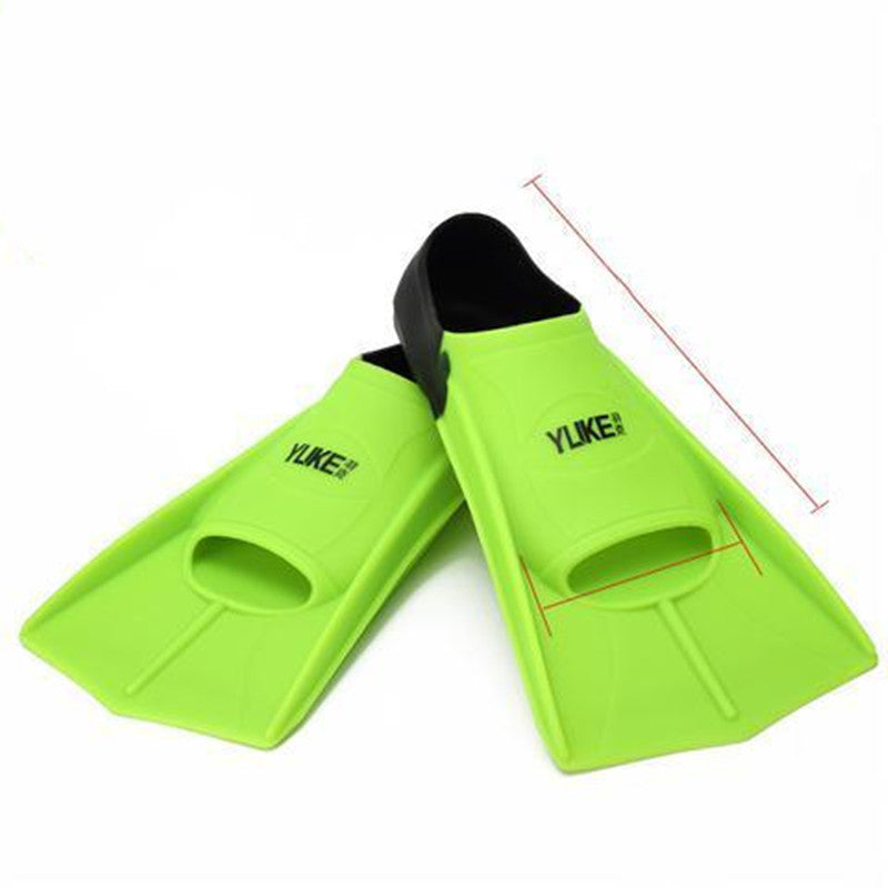 Swimming silicone short fins