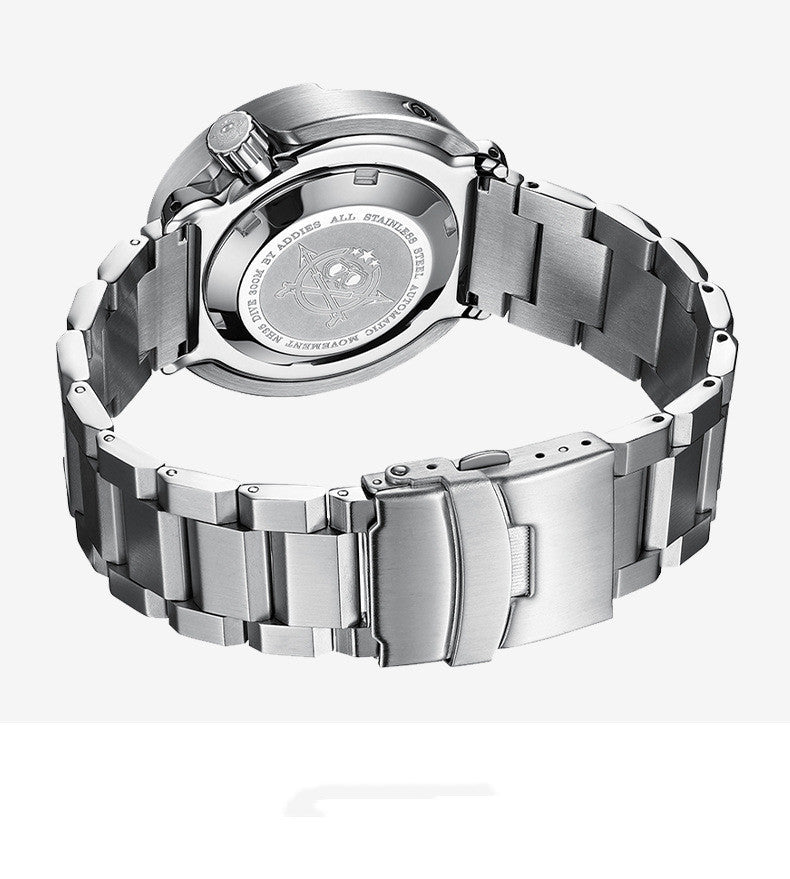 Fully automatic mechanical diving watch