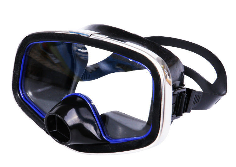Adult mask snorkeling tempered glass mirror