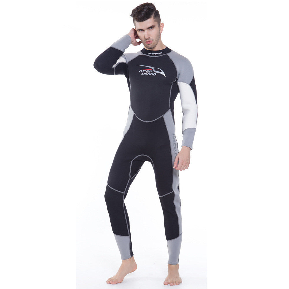 Long-sleeved One-piece Winter Swimsuit