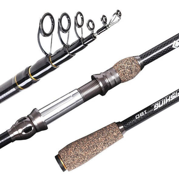 Carbon Telescopic Sea Fishing Tackle Rod
