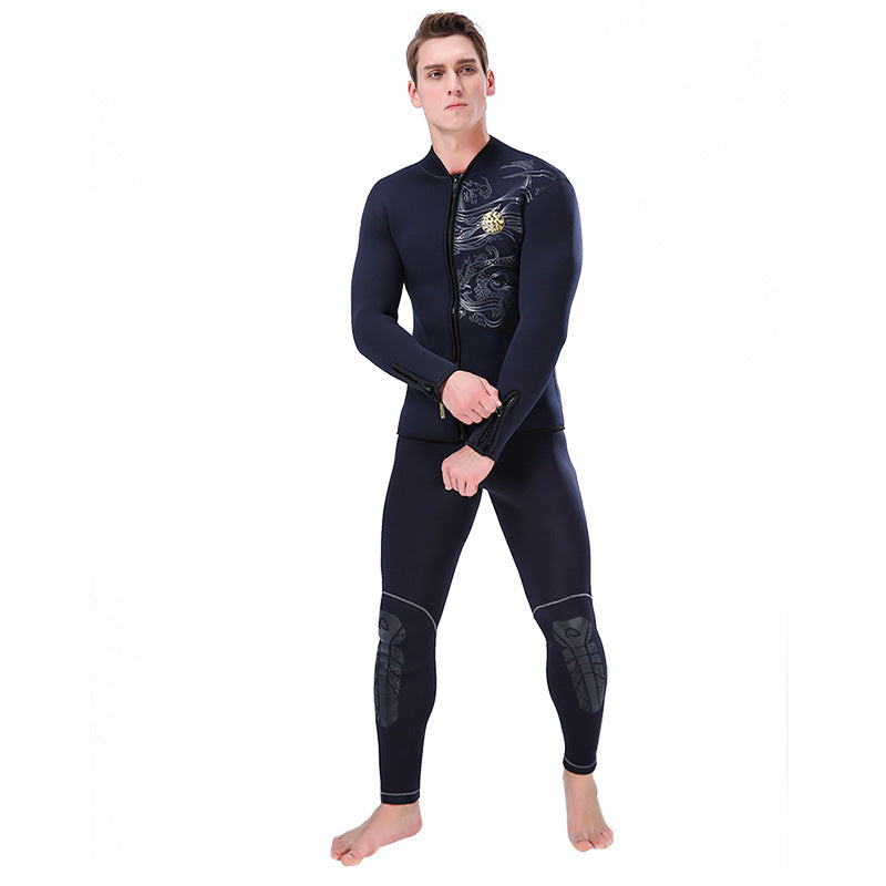 Fleece Lining Padded Diving Surf Wetsuit