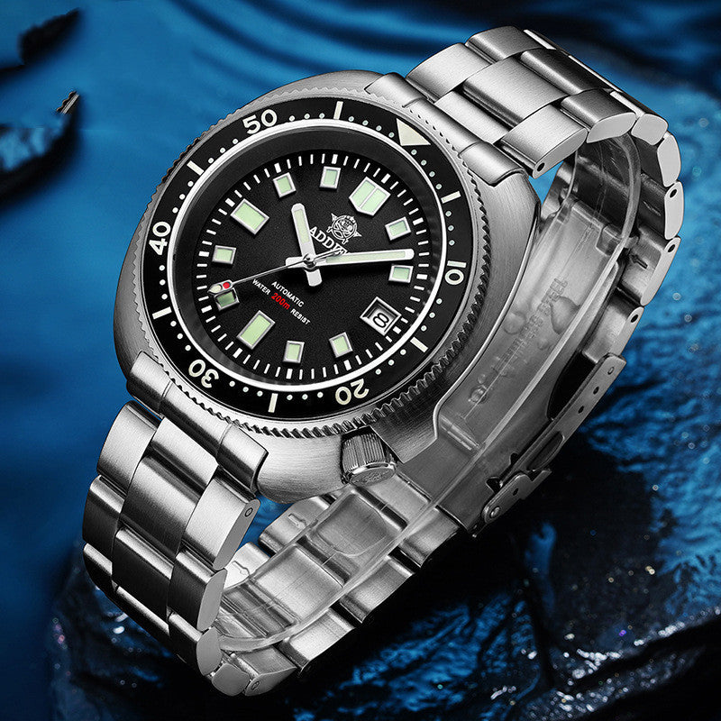 Diving Men's Luminous Sapphire Steel Mechanical Watch