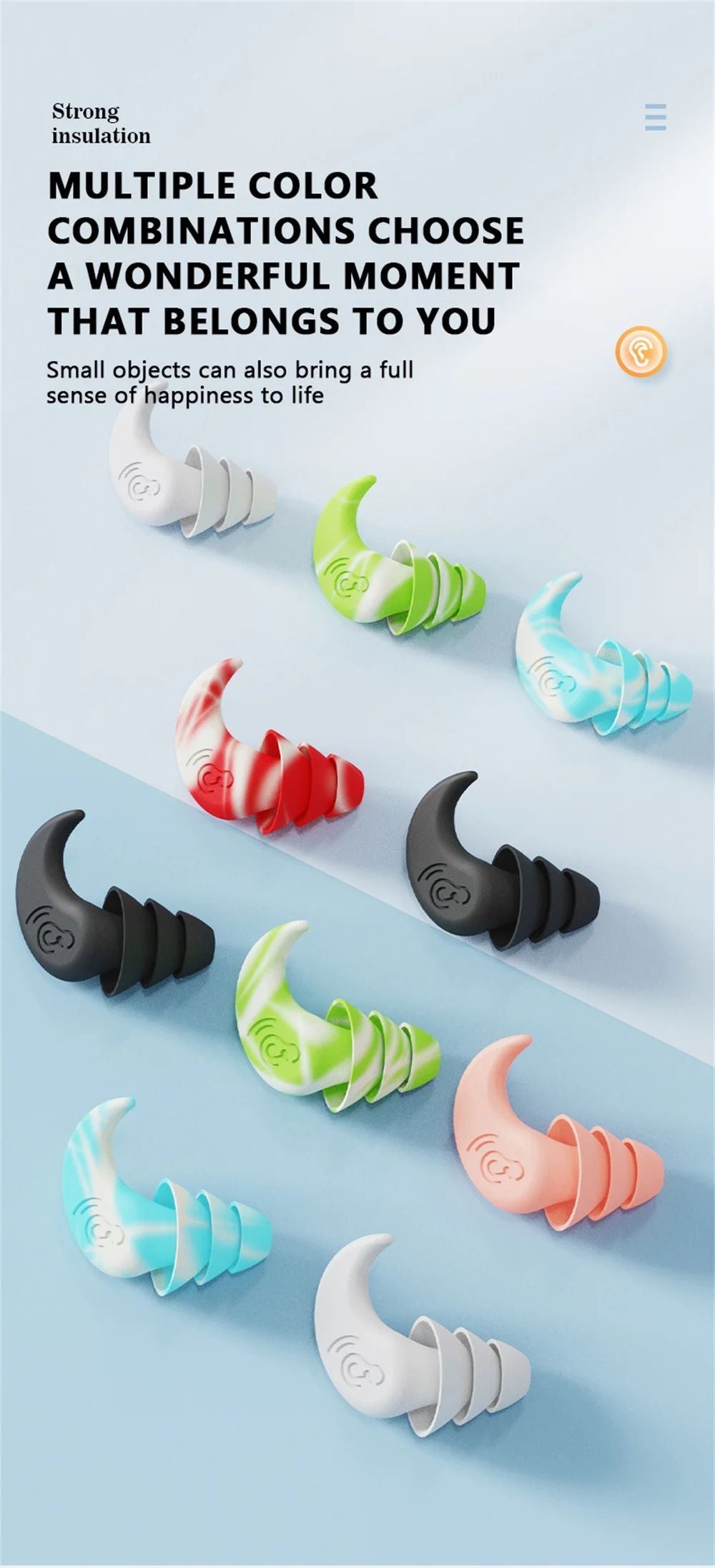 Waterproof Swimming Ear Plugs