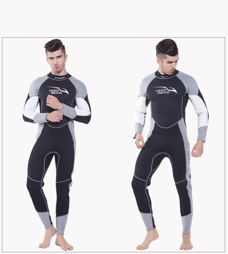 Long-sleeved One-piece Winter Swimsuit