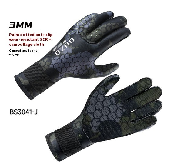 Non-slip Fishing Snorkeling Gloves