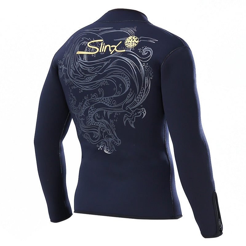 Fleece Lining Padded Diving Surf Wetsuit