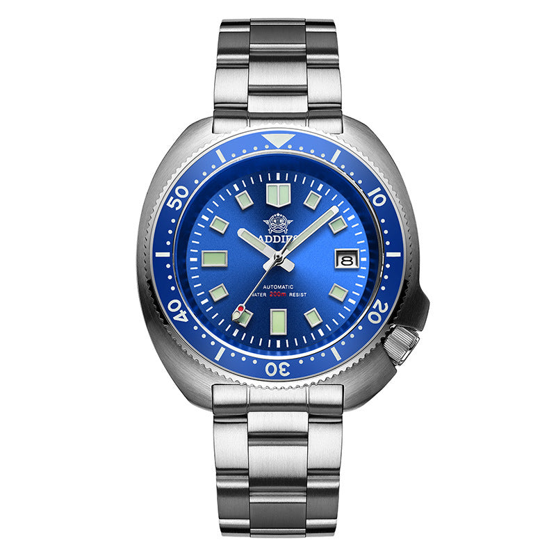 Diving Men's Luminous Sapphire Steel Mechanical Watch